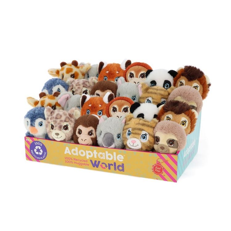 Produktbild: Pl&uuml;sch Keeleco Adoptable World Mini 10cm 12fach sortiert