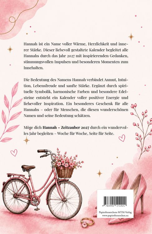 Produktbild: Hannah Kalender 2027 - Zeitzauber