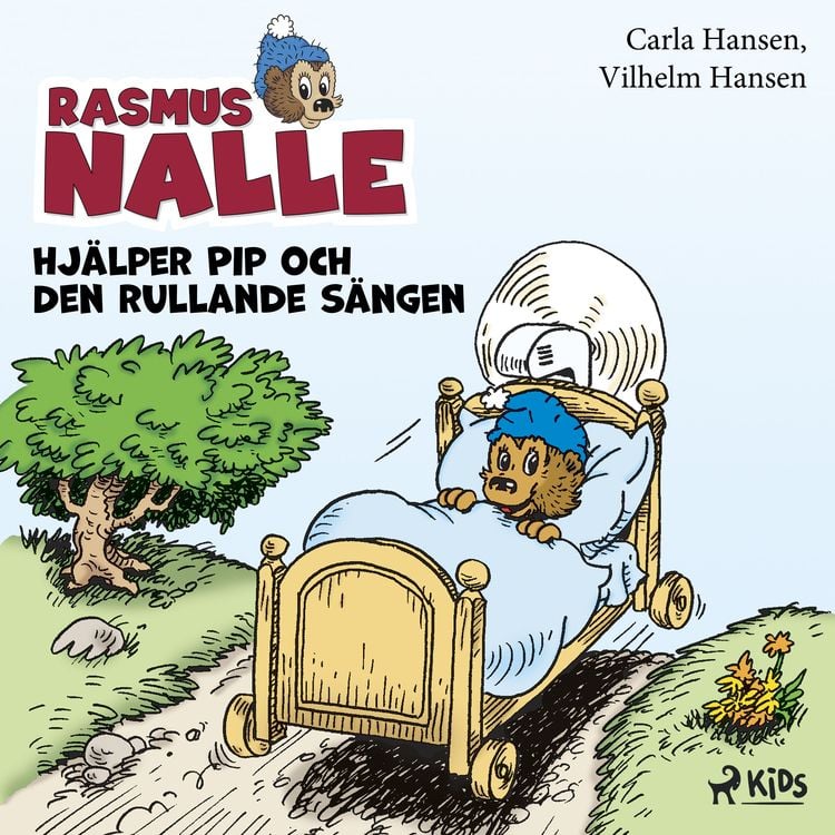 Produktbild: Rasmus Nalle hjälper Pip och Den rullande sängen