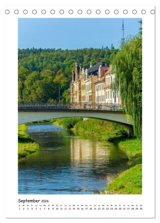 Produktbild: Elsterperle Greiz (Tischkalender 2026 DIN A5 hoch), CALVENDO Monatskalender