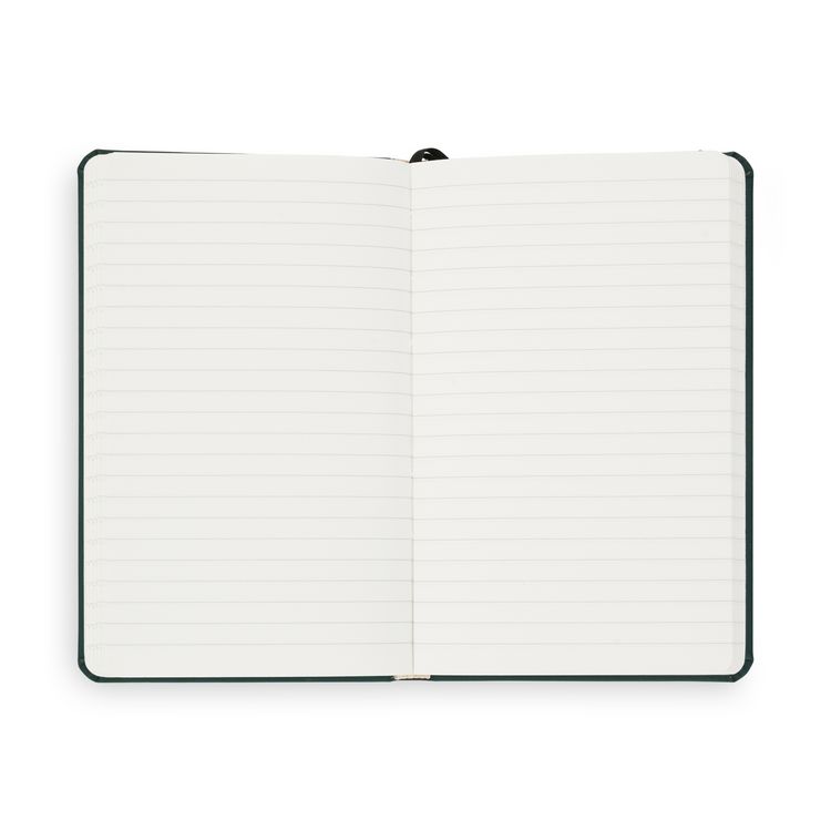 Produktbild: Notizbuch A6 Hardcover Moss Green Liniert, 192 Seiten