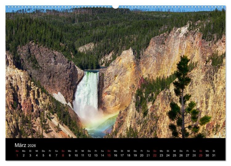 Produktbild: USA Landschaftskalender (Wandkalender 2026 DIN A2 quer), CALVENDO Monatskalender