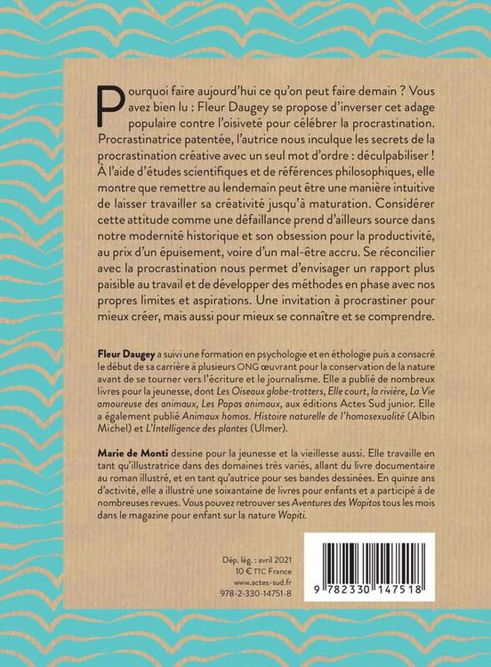 Produktbild: Procrastiner pour mieux cr&eacute;er