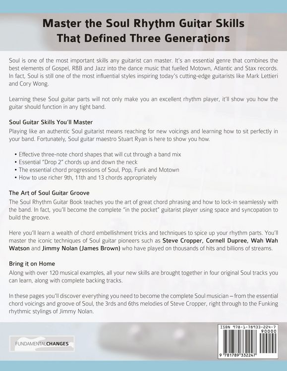 Produktbild: The Soul Rhythm Guitar Book