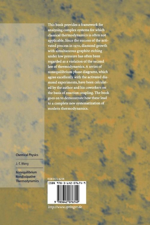 Produktbild: Nonequilibrium Nondissipative Thermodynamics