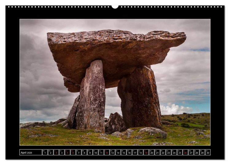 Produktbild: IRLAND - Mystische Orte (hochwertiger Premium Wandkalender 2026 DIN A2 quer), Kunstdruck in Hochglanz