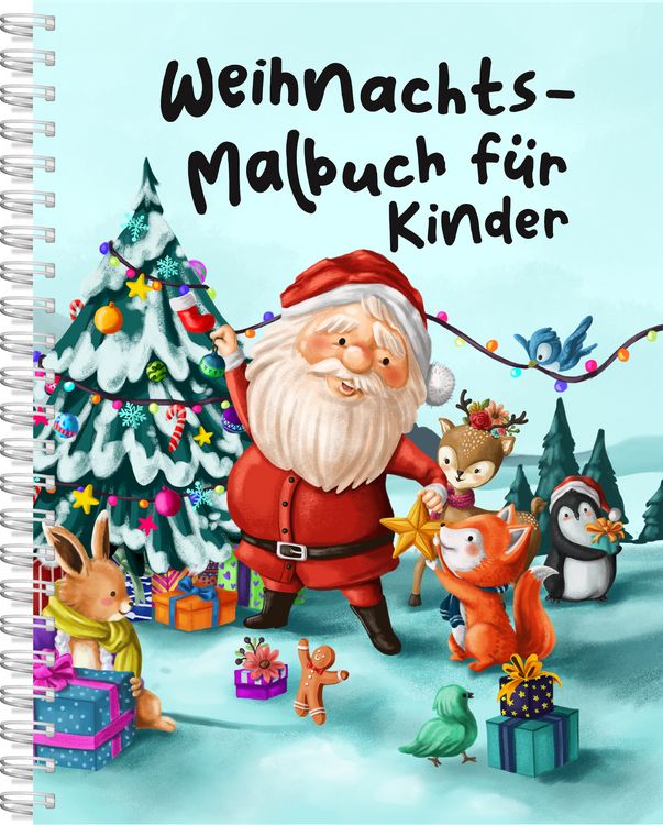 Produktbild: Weihnachts-Malbuch f&uuml;r Kinder
