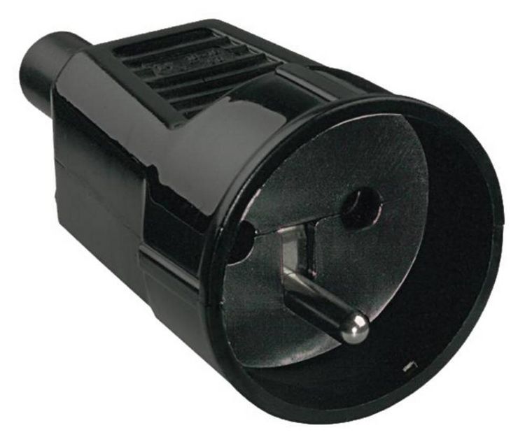 Produktbild: Bachmann 912.173 Schutzkontaktkupplung Kunststoff Schwarz IP20