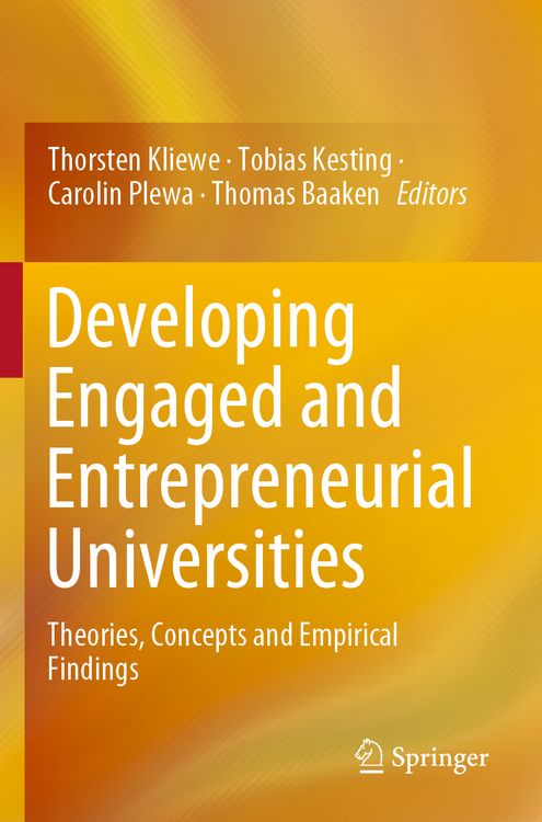 Produktbild: Developing Engaged and Entrepreneurial Universities