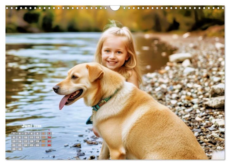 Produktbild: Beste Freunde f&uuml;rs Leben (Wandkalender 2026 DIN A3 quer), CALVENDO Monatskalender
