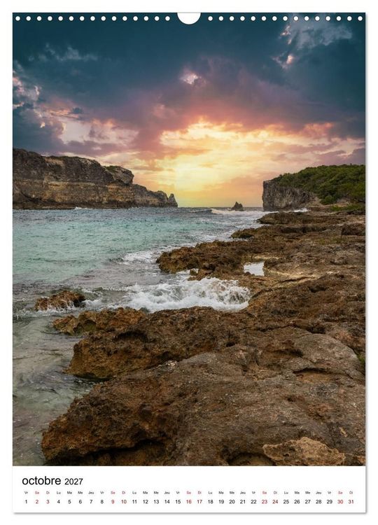 Produktbild: Guadeloupe - Un r&ecirc;ve carib&eacute;en (Calendrier mural 2027 DIN A3 horizontal), CALVENDO calendrier mensuel