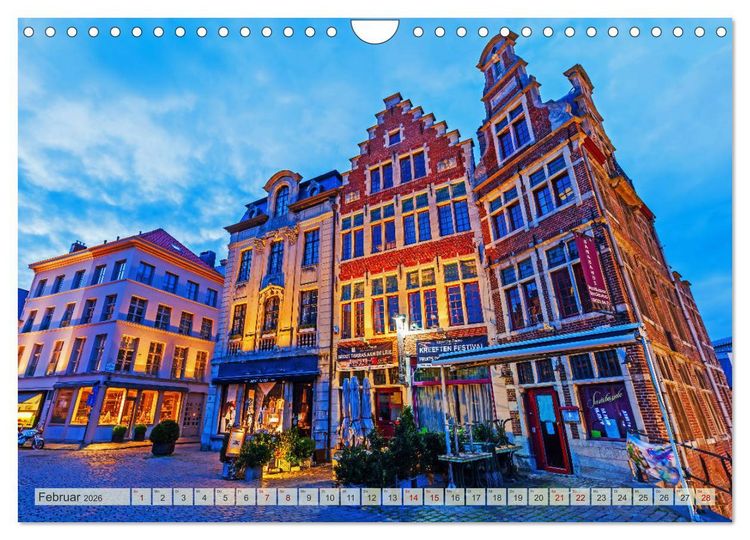Produktbild: Gent - die geschichtstr&auml;chtige Perle in Flandern (Wandkalender 2026 DIN A4 quer), CALVENDO Monatskalender
