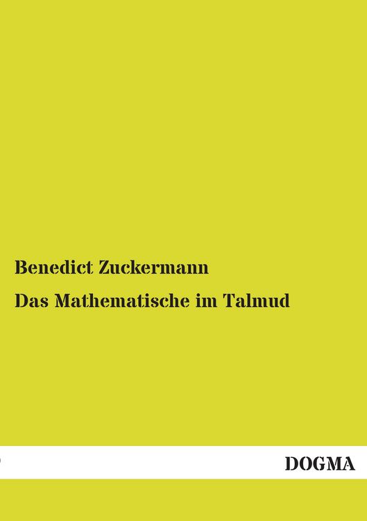 Produktbild: Das Mathematische im Talmud
