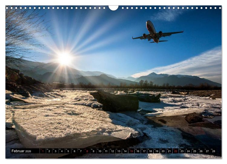 Produktbild: Flugzeugkalender (Wandkalender 2026 DIN A3 quer), CALVENDO Monatskalender