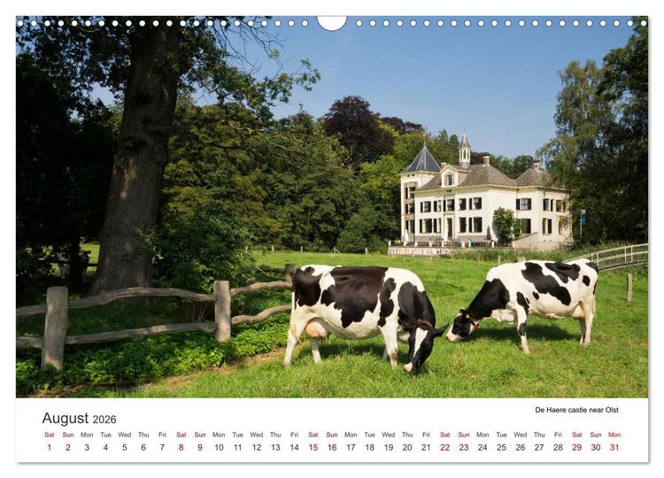 Produktbild: Beautiful castles in the Netherlands (Wall Calendar 2026 DIN A3 landscape), CALVENDO 12 Month Wall Calendar