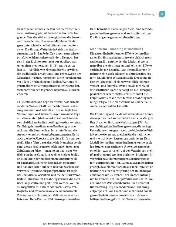 Produktbild: Mediterrane Ern&auml;hrung