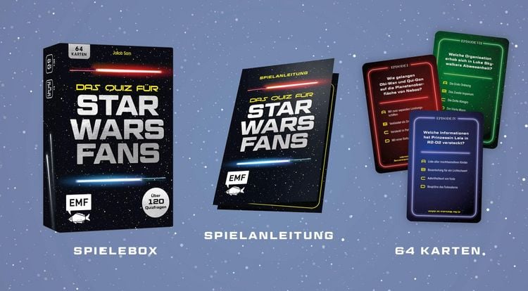 Produktbild: Kartenspiel: Das inoffizielle Quiz f&uuml;r Star Wars-Fans