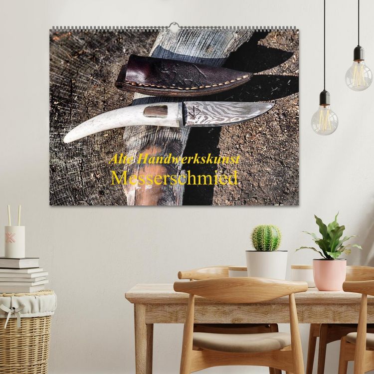 Produktbild: Alte Handwerkskunst Messerschmied (Wandkalender 2026 DIN A2 quer), CALVENDO Monatskalender