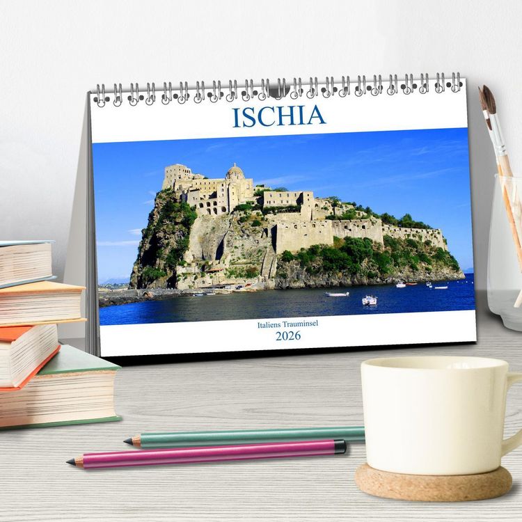 Produktbild: Ischia - Italiens Trauminsel (Tischkalender 2026 DIN A5 quer), CALVENDO Monatskalender