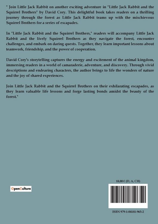 Produktbild: Little Jack Rabbit And The Squirrel Brothers