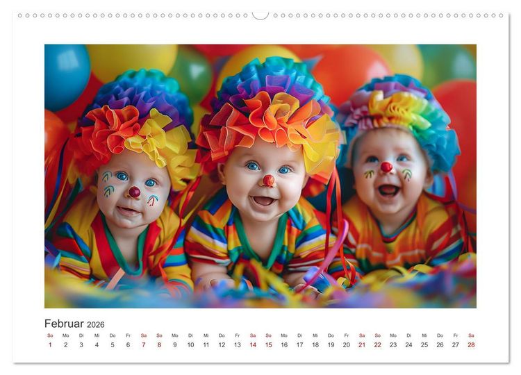Produktbild: Unsere s&uuml;&szlig;en Knirpse (hochwertiger Premium Wandkalender 2026 DIN A2 quer), Kunstdruck in Hochglanz