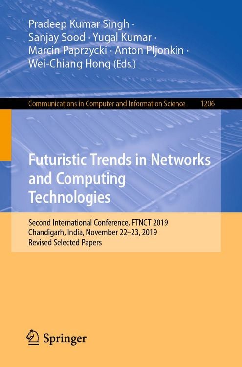 Produktbild: Futuristic Trends in Networks and Computing Technologies