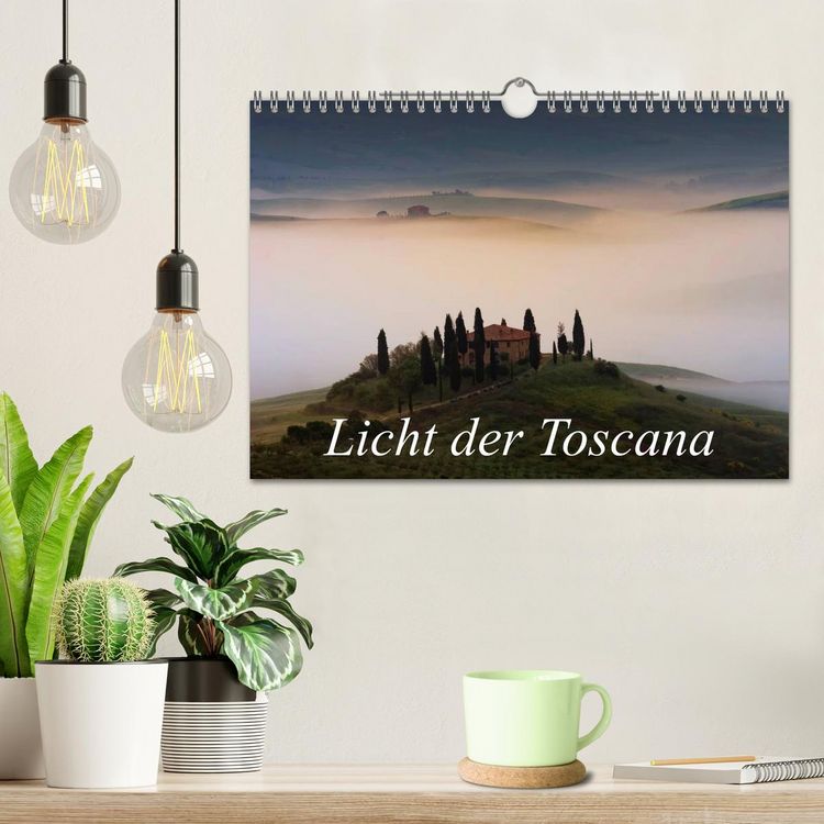 Produktbild: Licht der Toscana (Wandkalender 2026 DIN A4 quer), CALVENDO Monatskalender