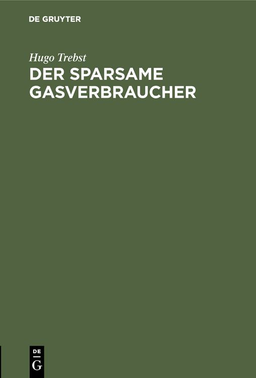 Produktbild: Der sparsame Gasverbraucher
