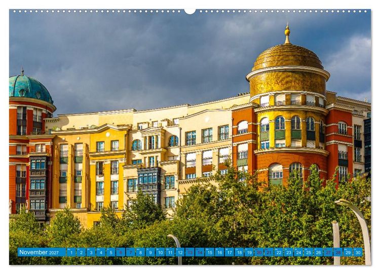 Produktbild: Buntes Bilbao (Wandkalender 2027 DIN A2 quer), CALVENDO Monatskalender