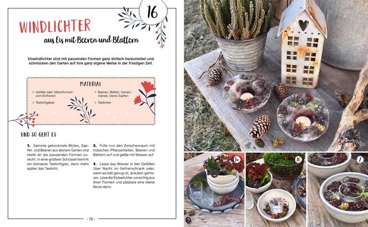 Produktbild: Mein Adventskalender-Buch: Gartendeko-Liebe