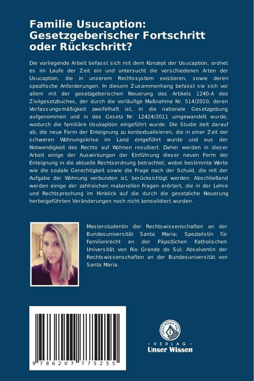 Produktbild: Familie Usucaption: Gesetzgeberischer Fortschritt oder R&uuml;ckschritt?