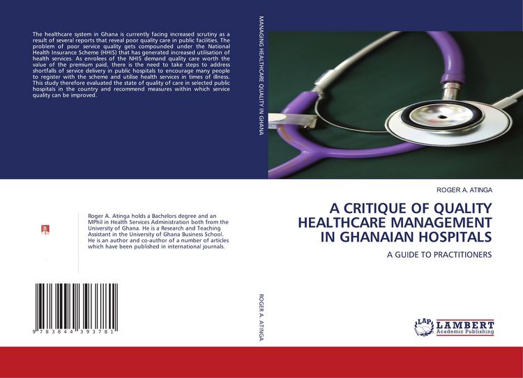 Produktbild: A Critique Of Quality Healthcare Management in Ghanaian Hospitals