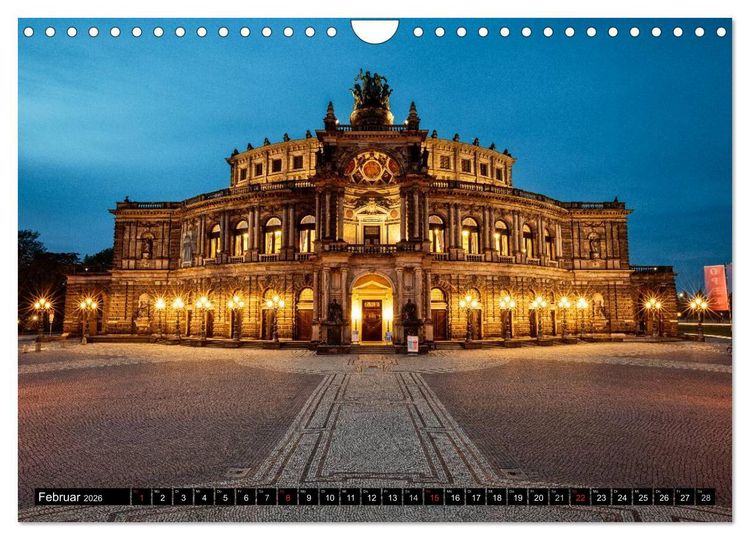 Produktbild: Dresden: Impressionen aus Stadt und Umgebung (Wandkalender 2026 DIN A4 quer), CALVENDO Monatskalender