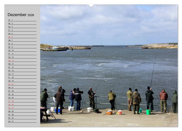 Produktbild: D&auml;nemark - Umgebung von Hvide Sande (hochwertiger Premium Wandkalender 2026 DIN A2 quer), Kunstdruck in Hochglanz