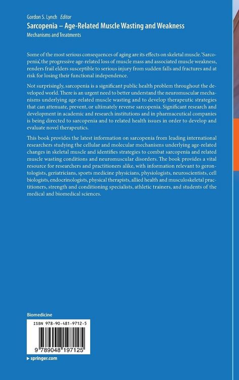 Produktbild: Sarcopenia &ndash; Age-Related Muscle Wasting and Weakness