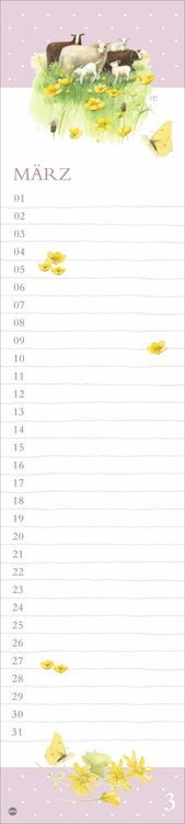 Produktbild: Marjolein Bastin: Geburtstagskalender Langplaner