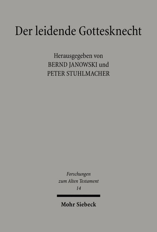 Produktbild: Der leidende Gottesknecht