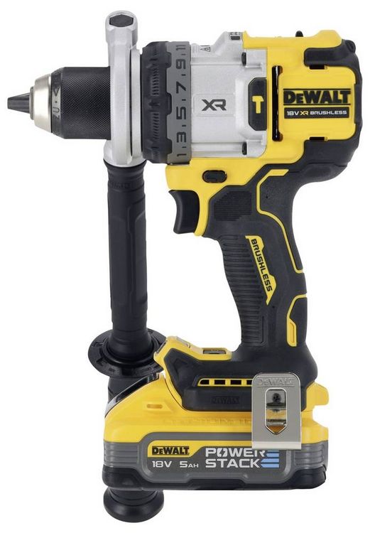 Produktbild: DEWALT DCD1007H2T-QW 3-Gang-Akku-Schlagbohrschrauber inkl. 2. Akku, inkl. Ladeger&auml;t
