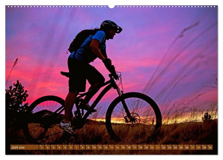 Produktbild: Mountainbike: &Uuml;ber Stock und Stein (hochwertiger Premium Wandkalender 2026 DIN A2 quer), Kunstdruck in Hochglanz