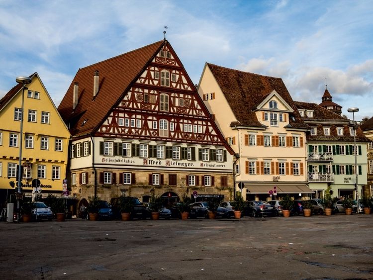 Produktbild: CALVENDO Puzzle Esslingen am Neckar | 1000 Teile Lege-Gr&ouml;&szlig;e 64x48cm Foto-Puzzle f&uuml;r gl&uuml;ckliche Stunden