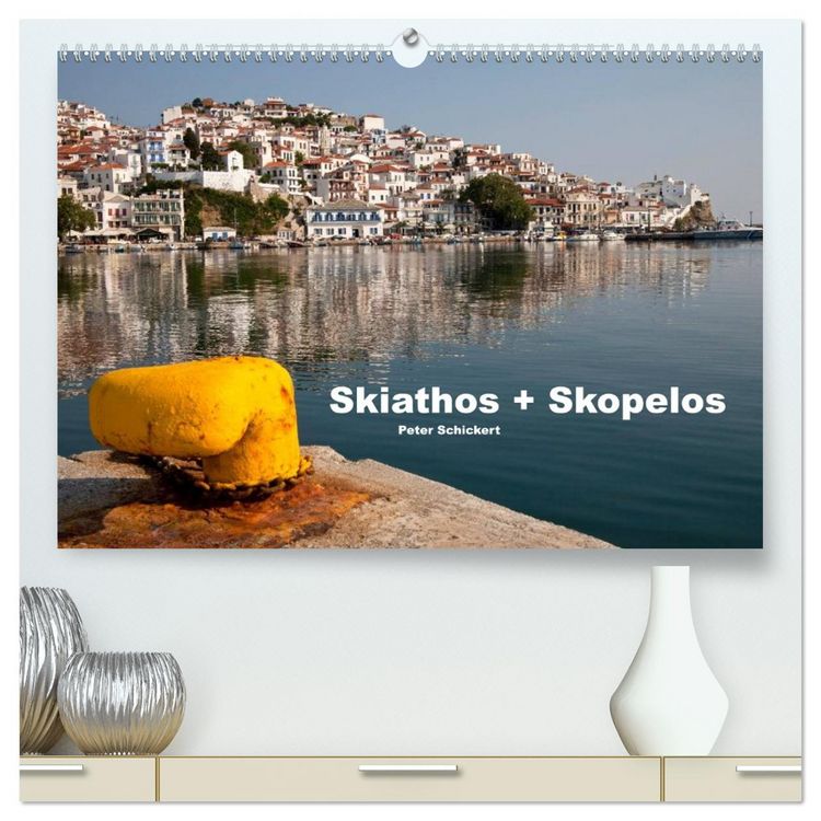 Produktbild: Skiathos + Skopelos (hochwertiger Premium Wandkalender 2026 DIN A2 quer), Kunstdruck in Hochglanz