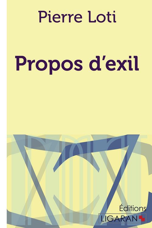 Produktbild: Propos d'exil