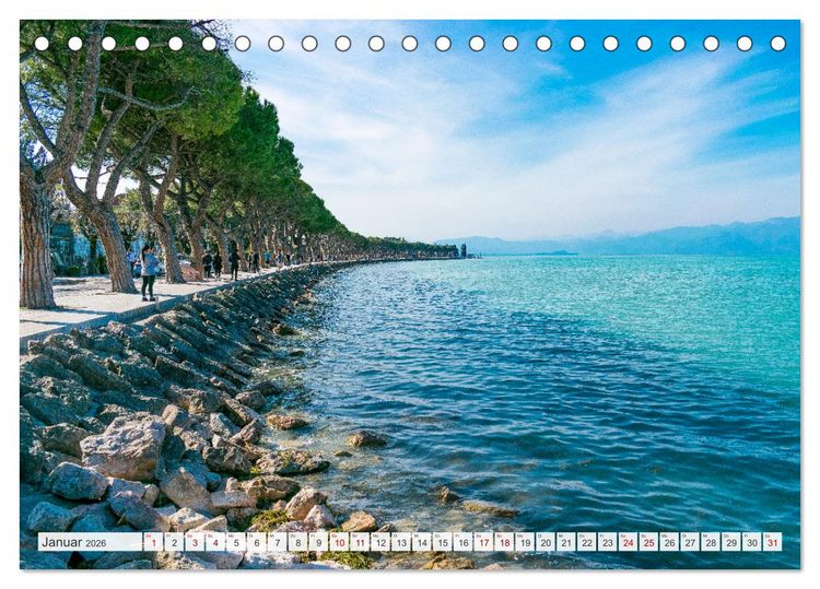 Produktbild: Traumziel am Gardasee. Peschiera del Garda (Tischkalender 2026 DIN A5 quer), CALVENDO Monatskalender
