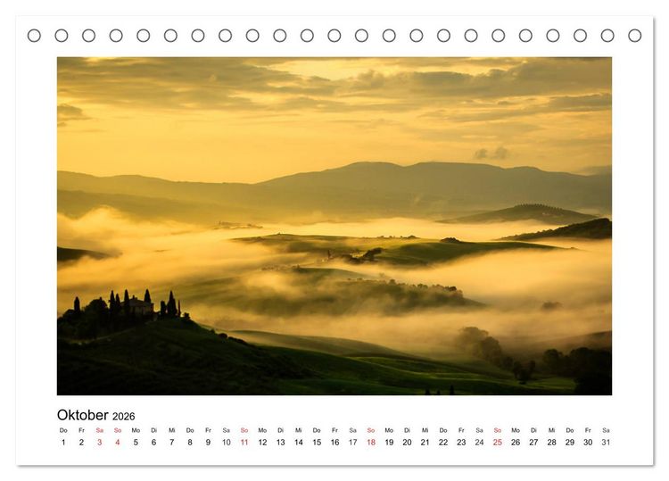 Produktbild: Eindr&uuml;cke aus der Natur (Tischkalender 2026 DIN A5 quer), CALVENDO Monatskalender