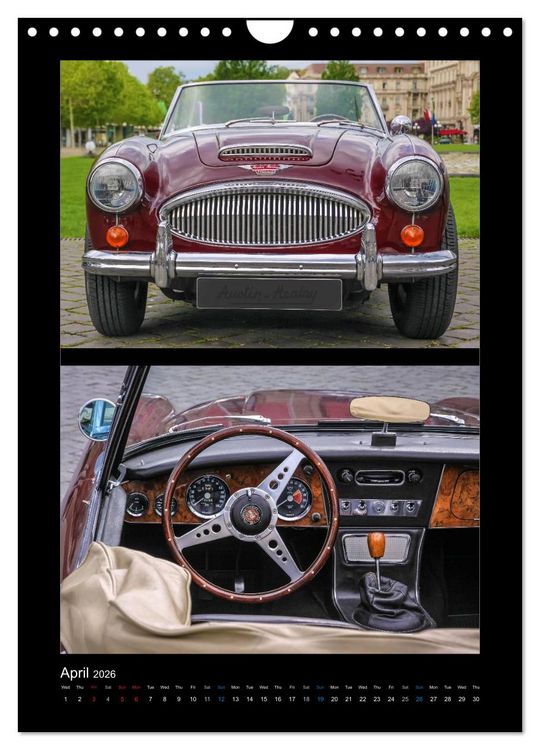 Produktbild: The World of Classic Cars (Wall Calendar 2026 DIN A4 portrait), CALVENDO 12 Month Wall Calendar
