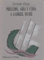 Produktbild: Preludio, aria y coda a Gabriel Faure