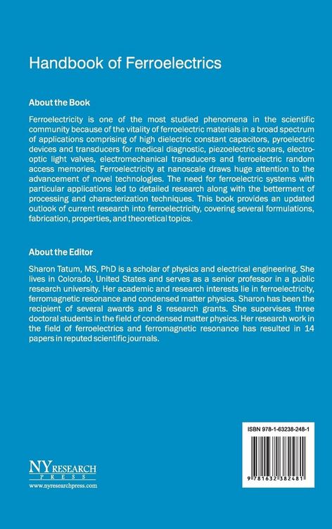 Produktbild: Handbook of Ferroelectrics