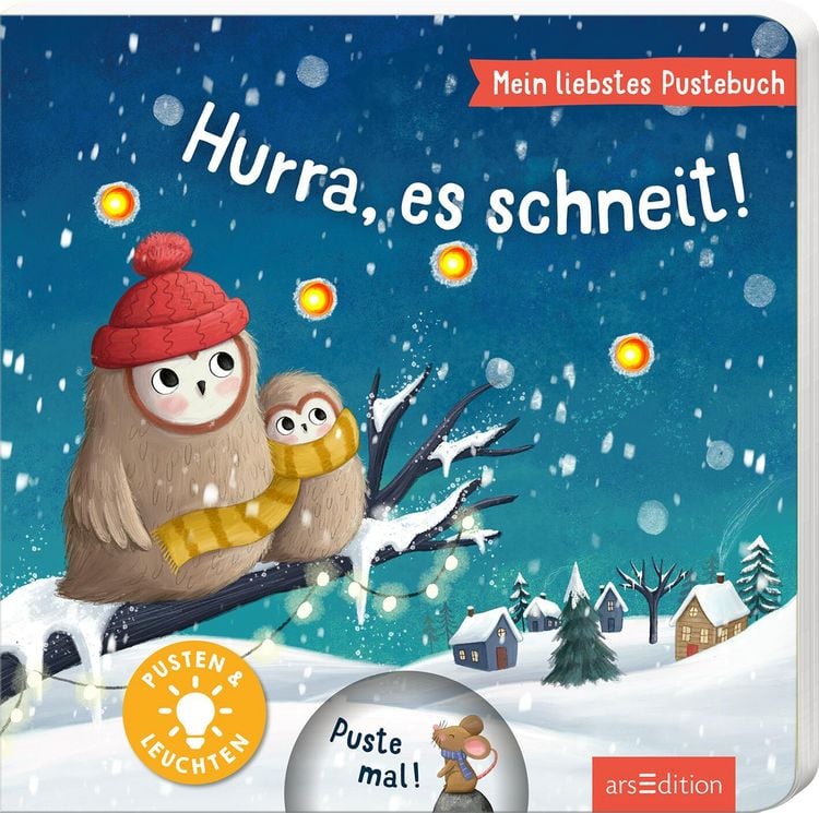 Produktbild: Mein liebstes Pustebuch &ndash; Hurra, es schneit!