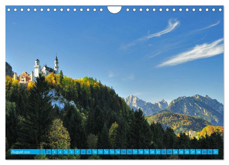 Produktbild: Wo Bayern am sch&ouml;nsten ist (Wandkalender 2026 DIN A4 quer), CALVENDO Monatskalender