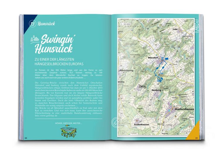 Produktbild: KOMPASS Schr&auml;ge Touren Deutschland, 47 Touren